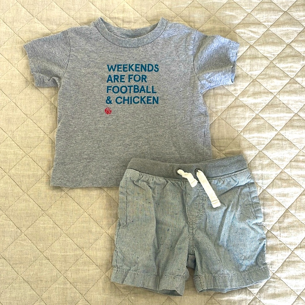 Shirt is 18 months/ 2t